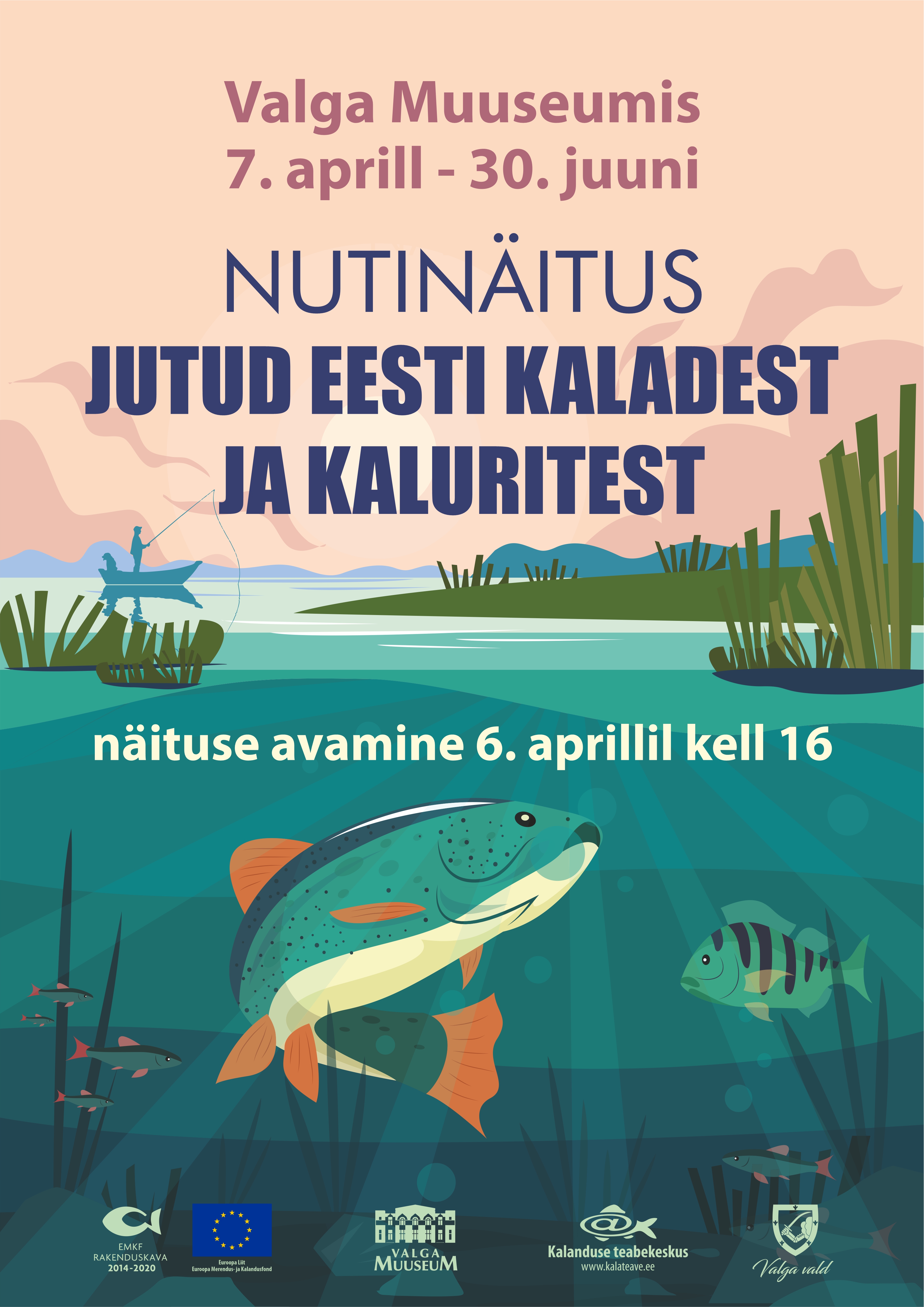 Poster 2022 Näitus Jutud Kaladest ja Kaluritest